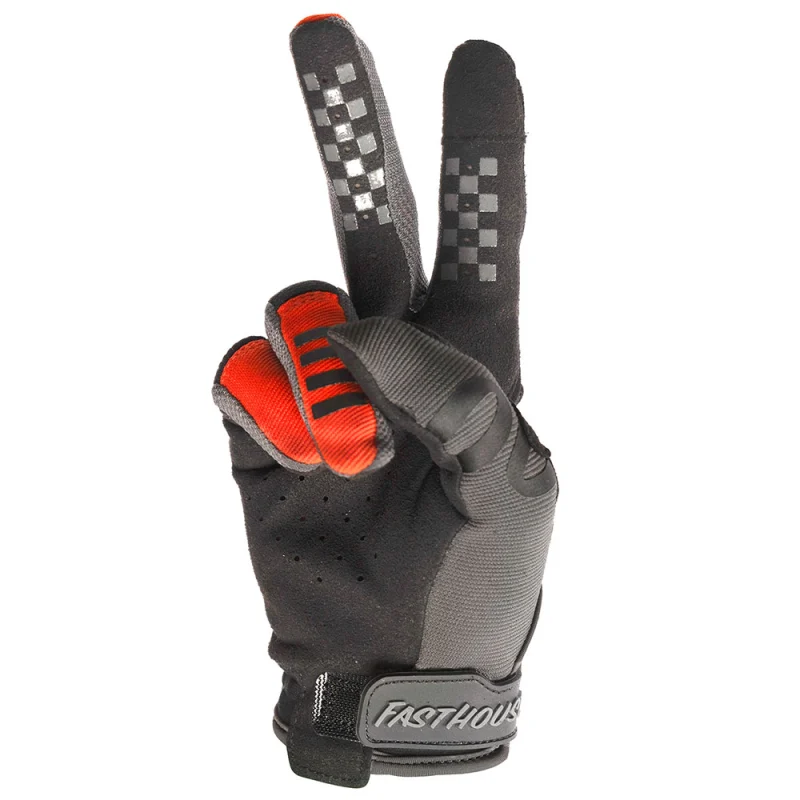 Guantes MX Fasthouse SPEED STYLE SECTOR Gris/Negro 2