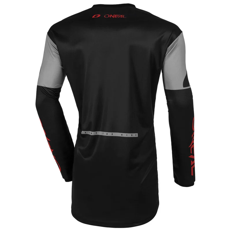 O'Neal ELEMENT BRAND Jersey Negro/Rojo Front Back