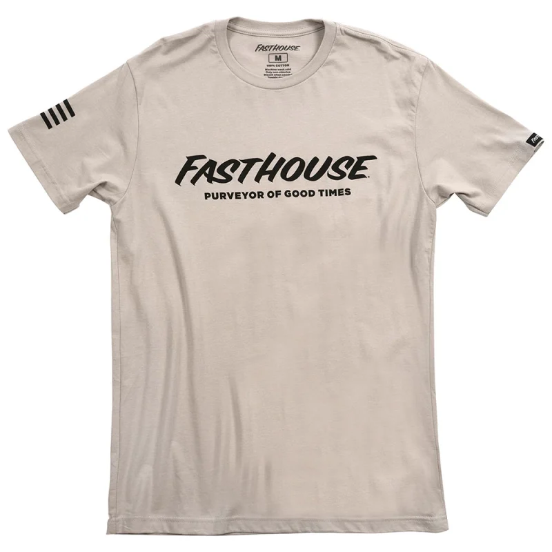 FASTHOUSE LOGO TEE Gris Suave 1