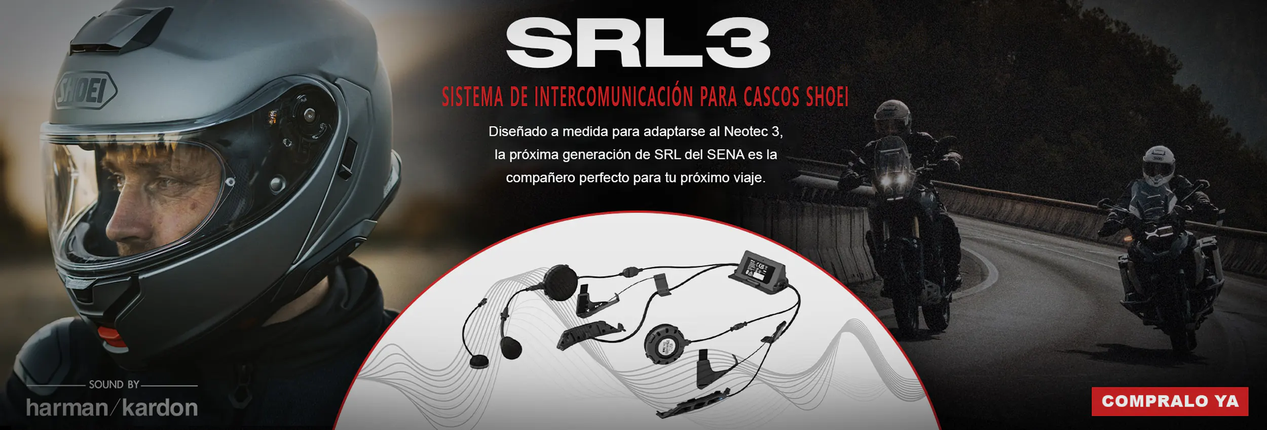 SENA-SRL3-Mesh-Moto Garage en Linea Home Page Slider
