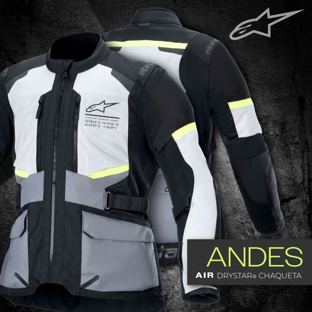 Chaqueta Alpinestars ANDES AIR Drystar® Home Page Moto Garage en Línea